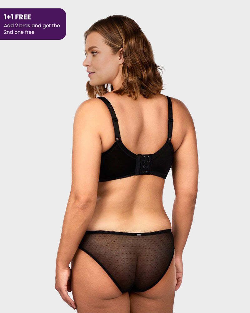 Full-Coverage Laced Minimizer Bra