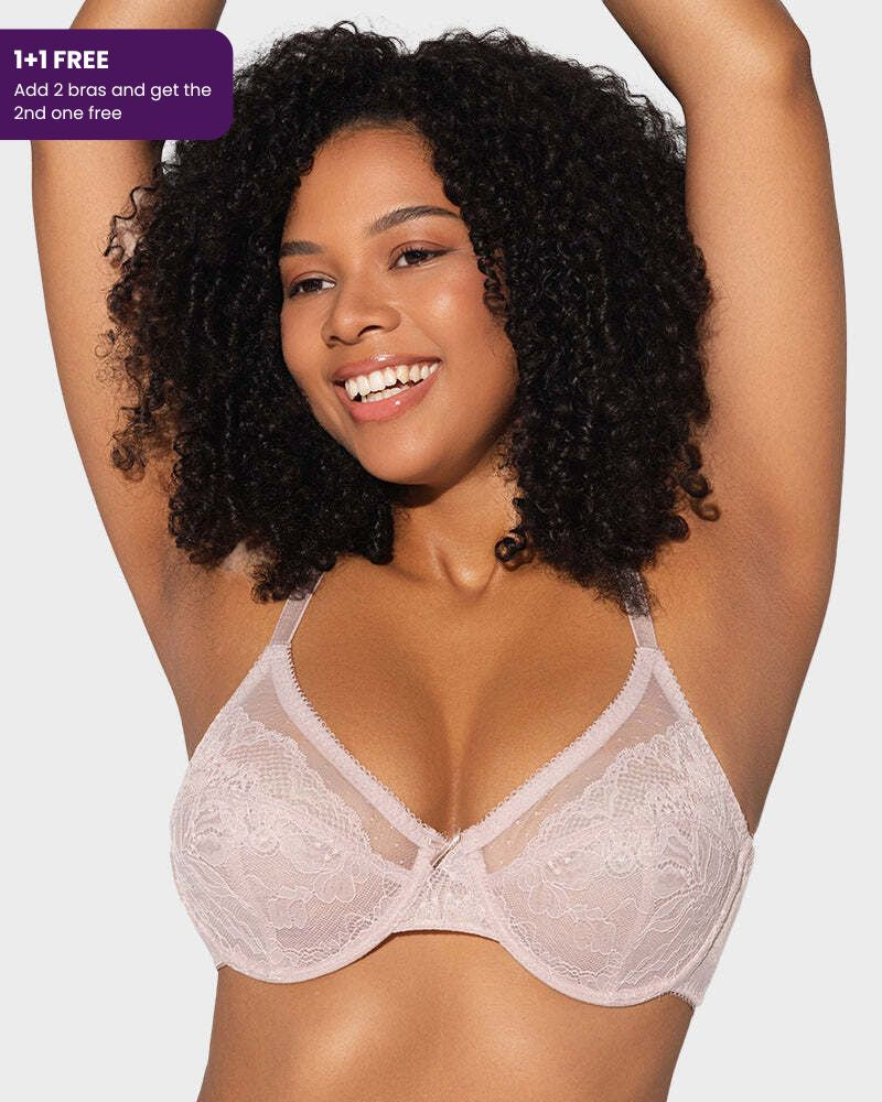 Full-Coverage Laced Minimizer Bra