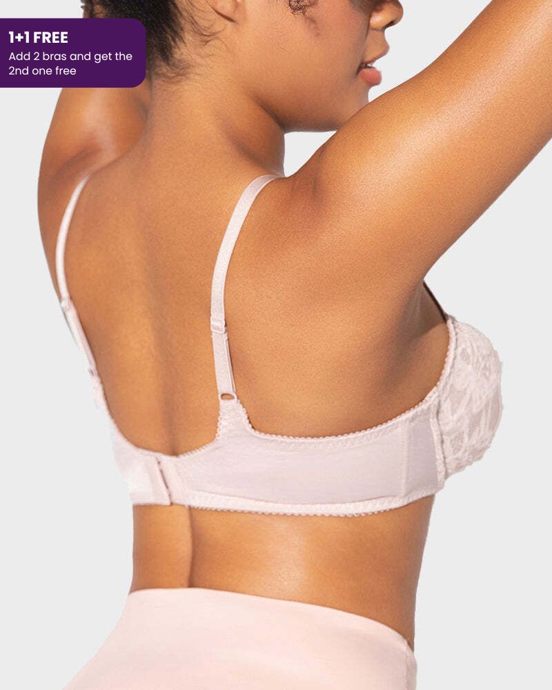 Full-Coverage Laced Minimizer Bra