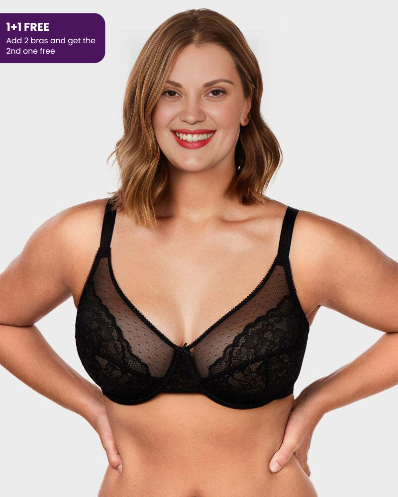 Full-Coverage Laced Minimizer Bra