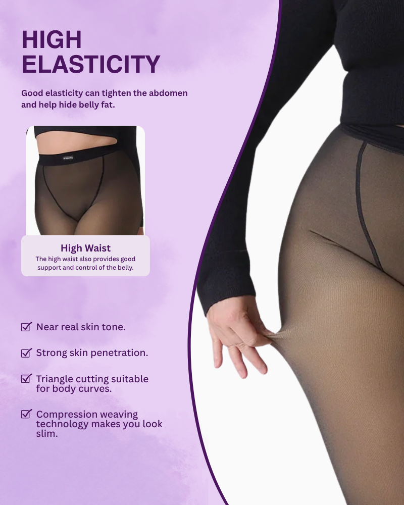 Translucent Fleece Lined Tights
