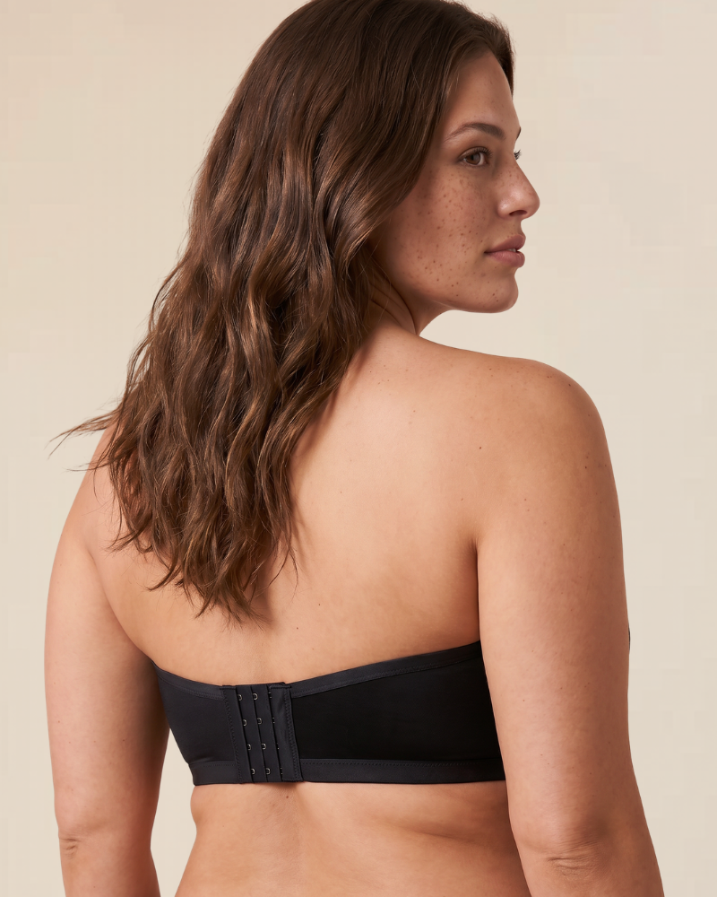 Sujetador bandeau sin tirantes de sujeción completa