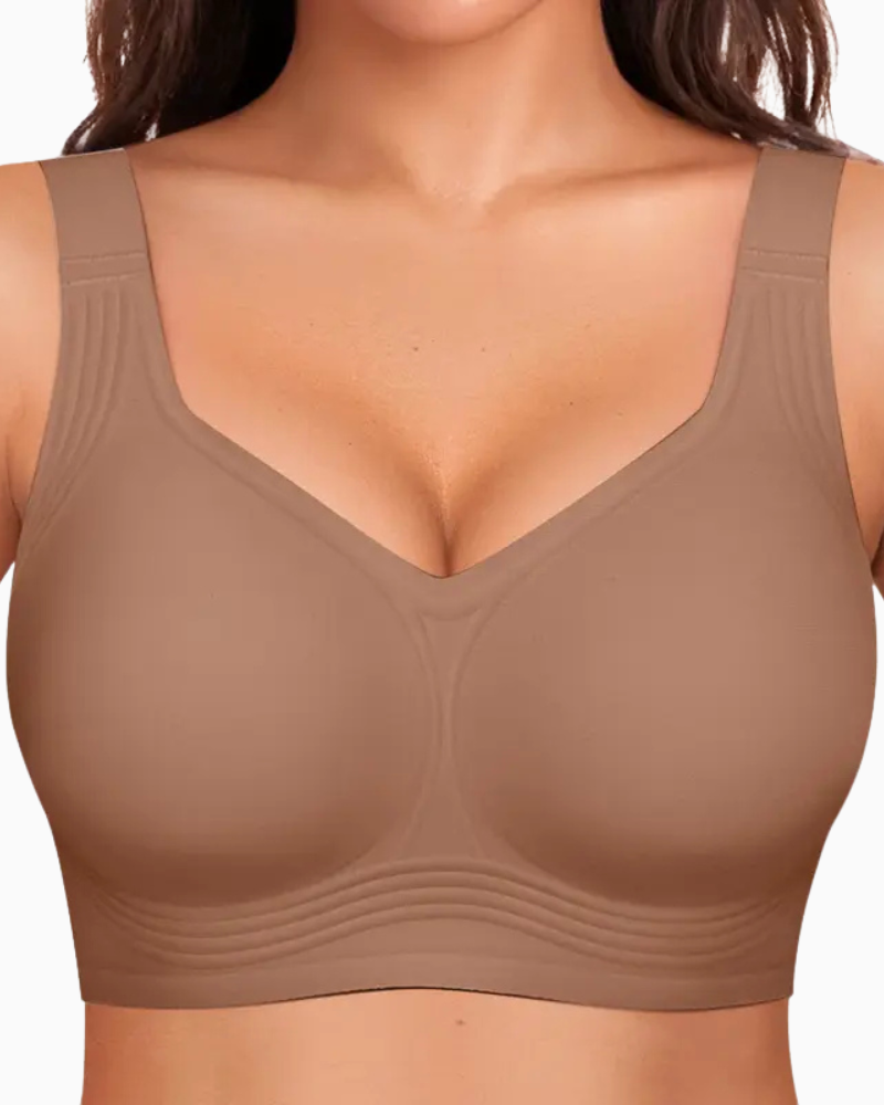 Sujetador de gelatina sin aros y confort suavizante