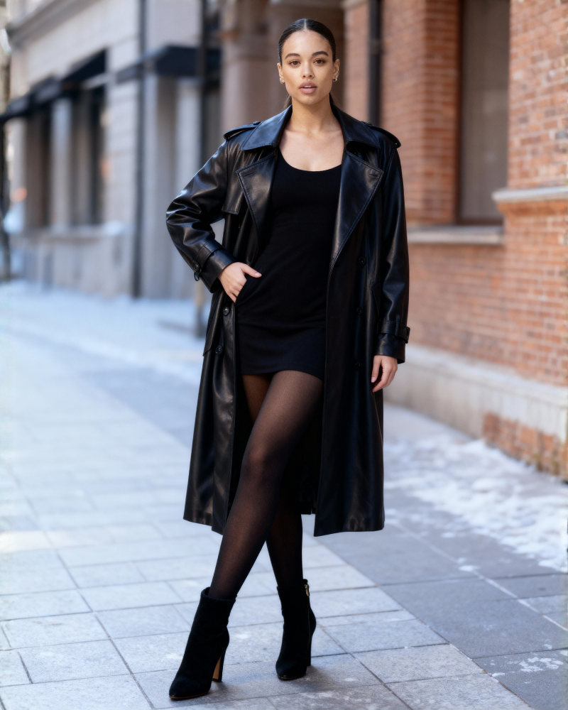 Translucent Fleece Lined Tights