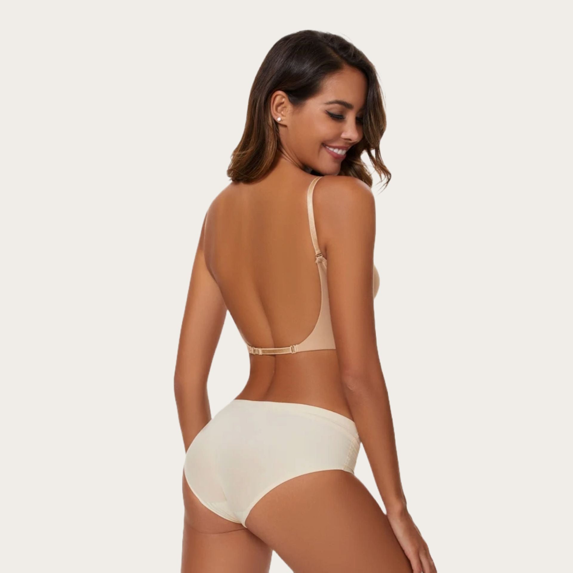 Shapedly Low Cut U-Shaped Backless Bra - Shapedly