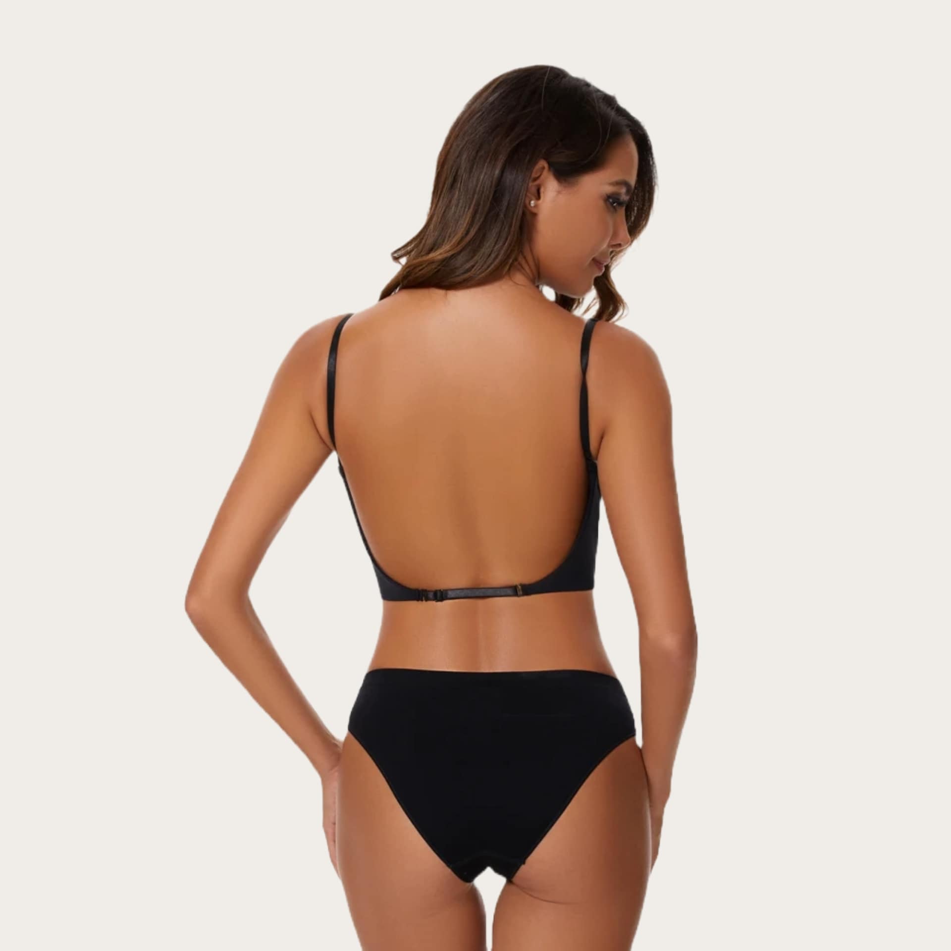 Shapedly Low Cut U-Shaped Backless Bra - Shapedly