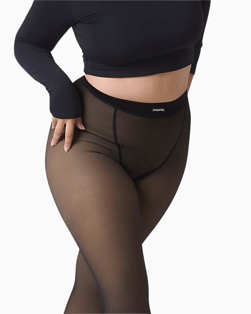 Translucent Fleece Lined Leggings