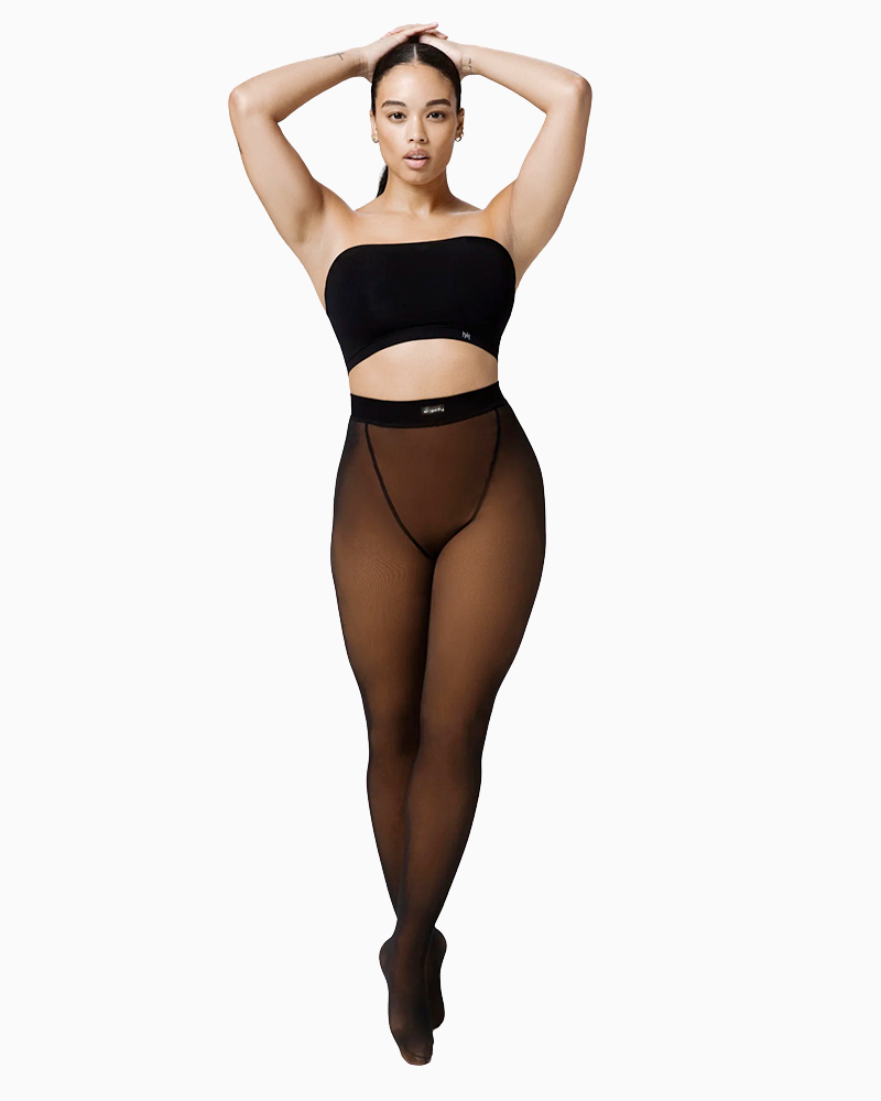 Translucent Fleece Lined Leggings