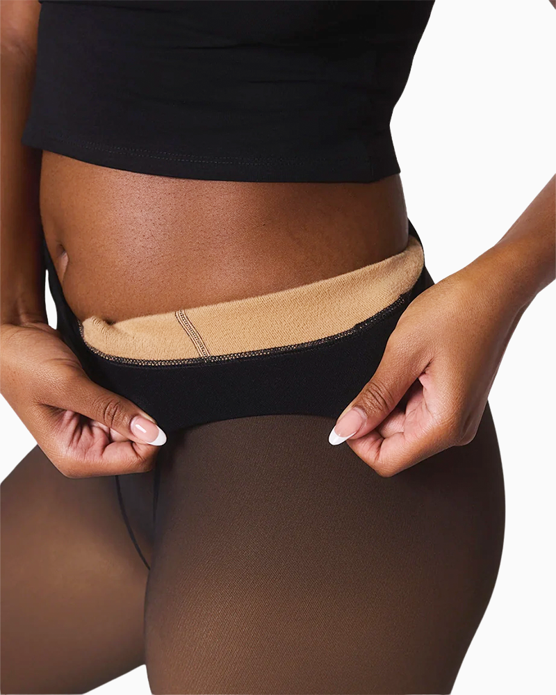 Translucent Fleece Lined Leggings