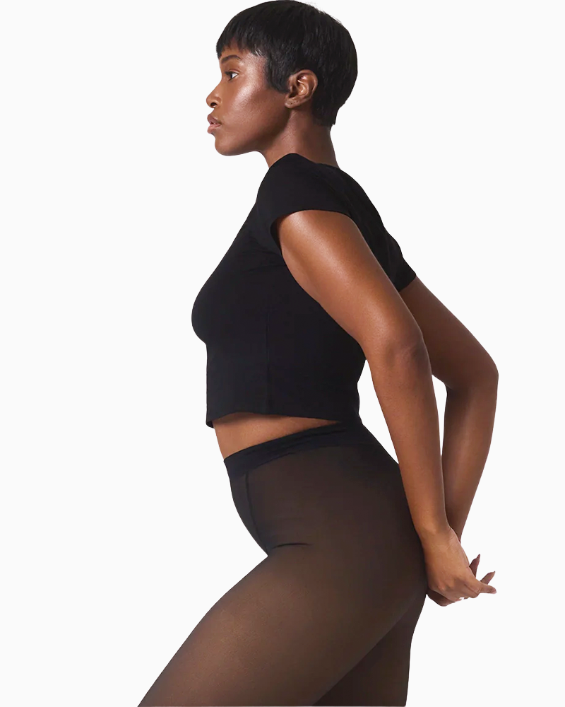 Translucent Fleece Lined Leggings