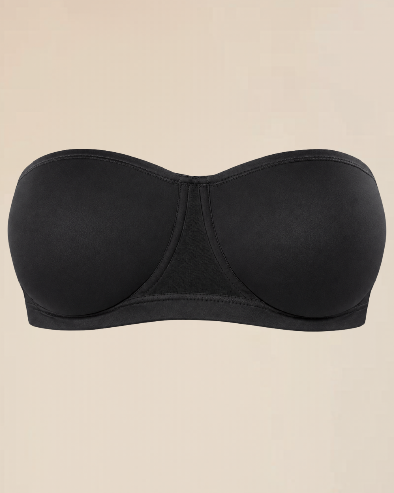 Sujetador bandeau sin tirantes de sujeción completa