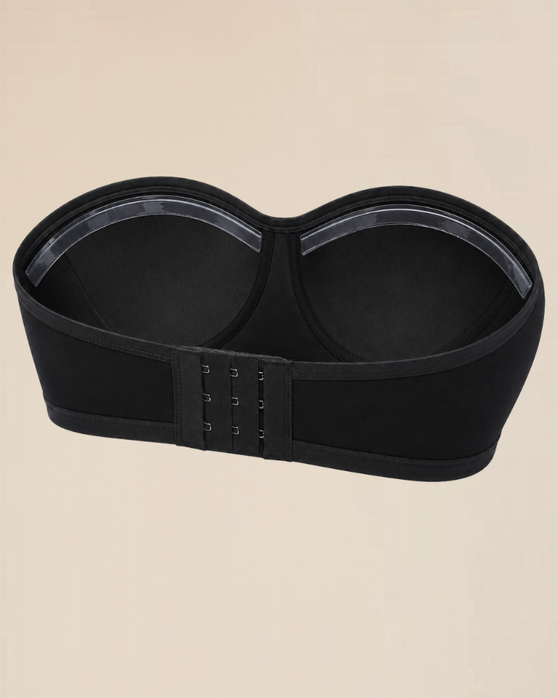 Sujetador bandeau sin tirantes de sujeción completa