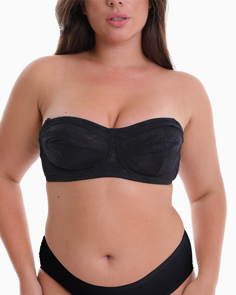 Shapedly Plus Size Ultra Thin Convertible Strapless Bra