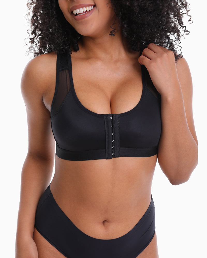 Linjinx Women's Shiny Glossy Seamless Mesh See-Through Bra